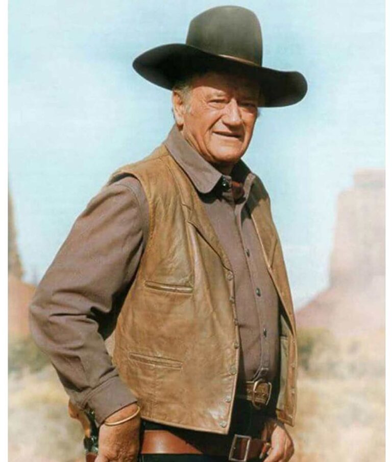John Wayne leather vest