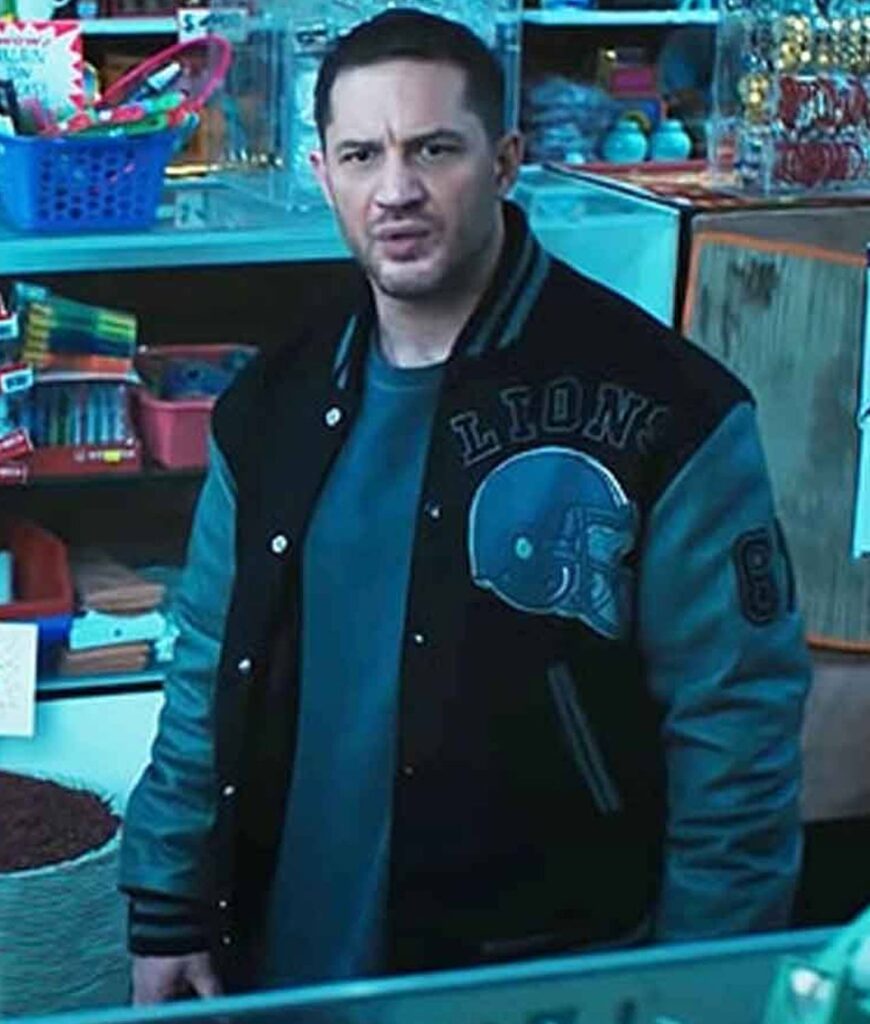 Tom Hardy Venom 2 Eddie Brock Detroit Lions Jacket - New American Jackets