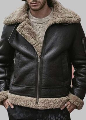 Sheepskin Black Shearling Jacket