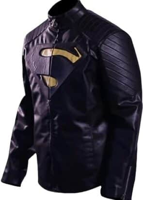 S logo jacket Clark Kent Jacket Tom Welling Real Leather Jacket