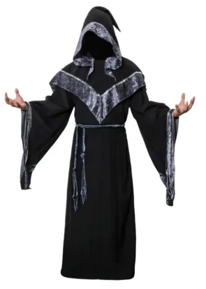 Dark Magician Medieval Cosplay Robes Men's Sorcerer Costumes Wizard Outfits