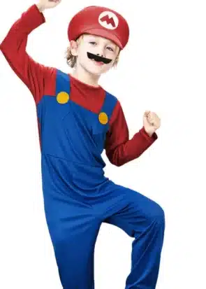 Child Super Mario Brothers Classic Mario Boxed Costume