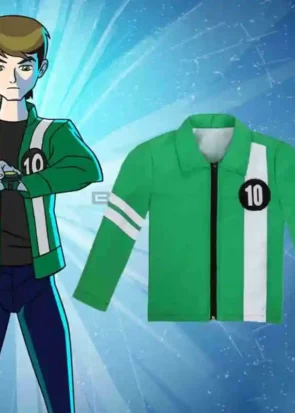 Ben 10 Jacket for Alien Force Boys Cosplay Costume Benjamin Kur