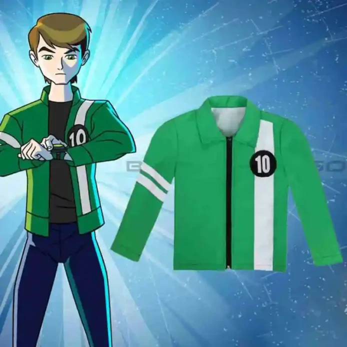 Ben 10 Jacket for Alien Force Boys Cosplay Costume Benjamin Kur