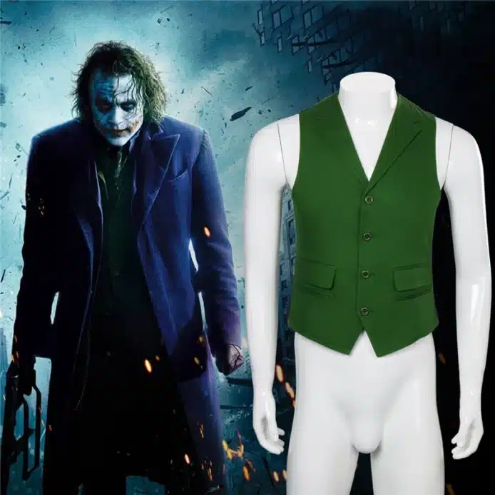 The Dark Knight The Joker Cosplay Green Vest