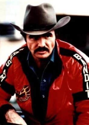 Burt Reynolds Smokey and the Bandit Men Red Faux Leather Jacket