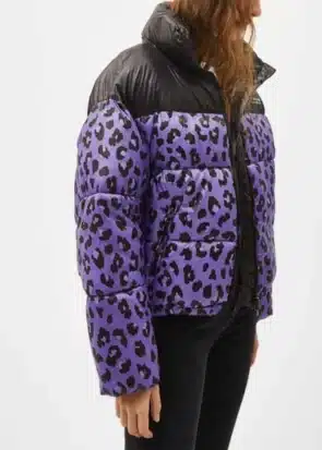 Sara Yang Love Life Leopard Puffer Jacket