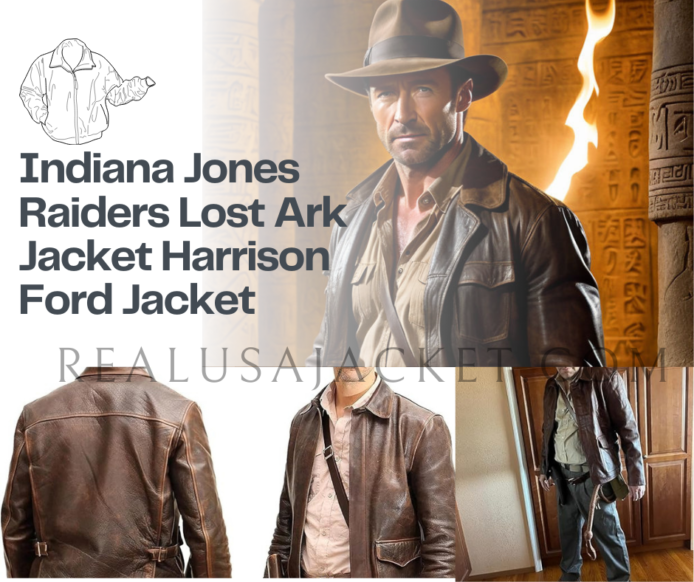 Indiana Jones Raiders Lost Ark Jacket Harrison Ford Jacket