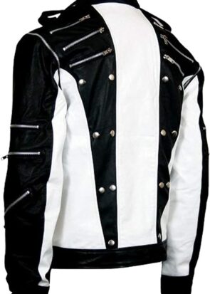 MJ Michael Jackson 1984 Motorcycle Faux Leather Jacket