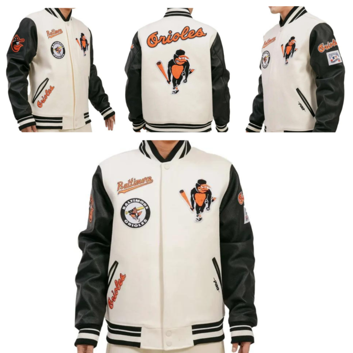 Baltimore Orioles Retro Classic Rib Black Jacket