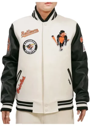 Baltimore Orioles Retro Classic Rib Black Jacket