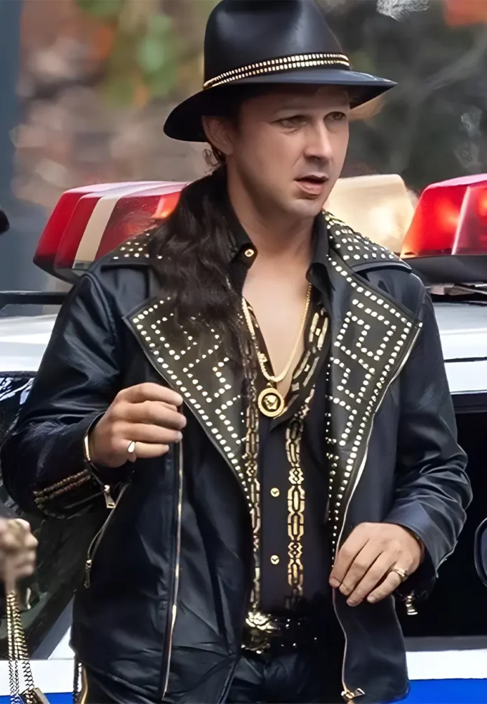 Megalopolis Shia LaBeouf Black Leather Jacket