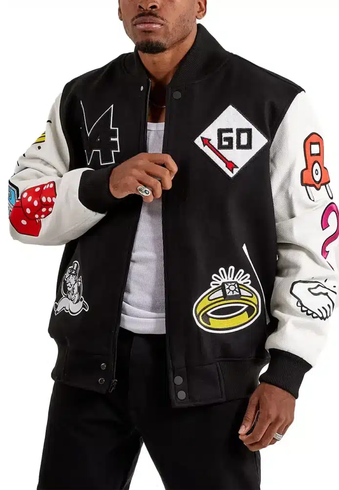 Mills Monopoly Varsity Jacket