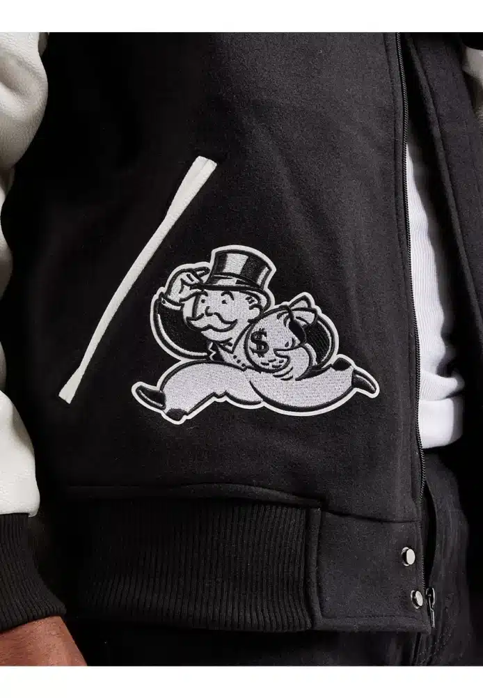 Mills Monopoly Varsity Jacket