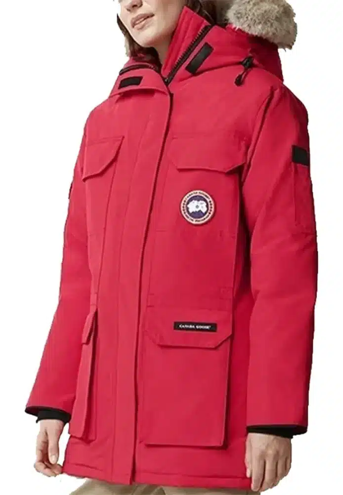 Canada Goose Fence Red Hooded Jacket