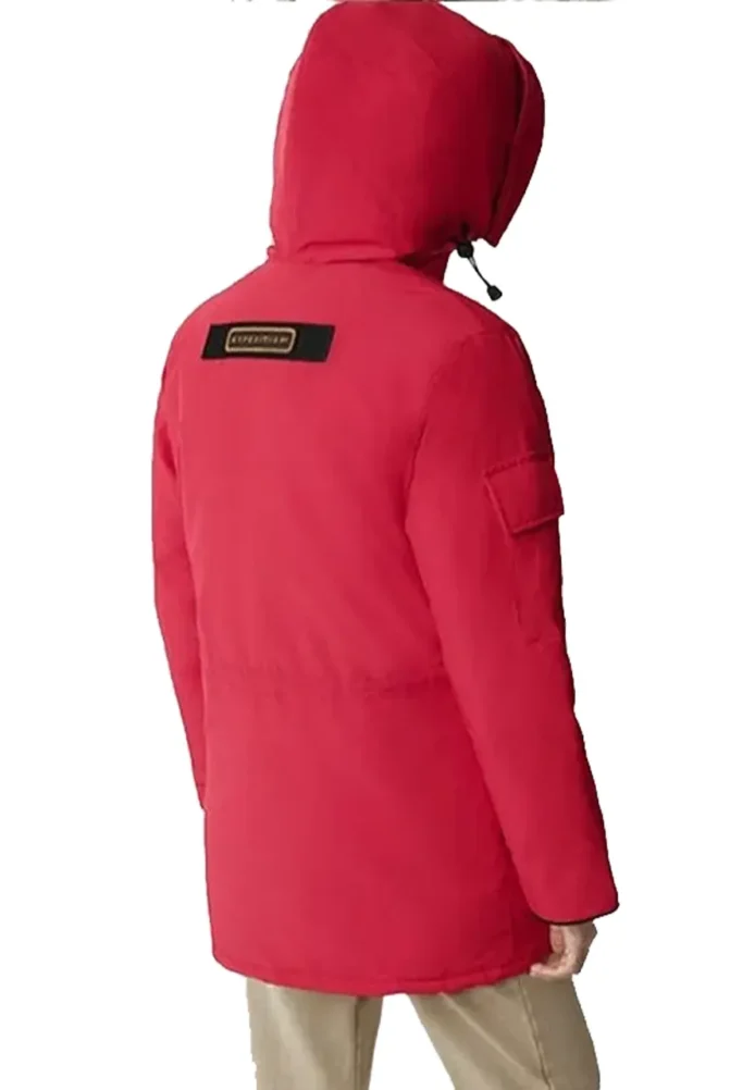 Canada Goose Fence Red Hooded Jacket