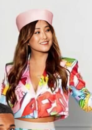 Emily in Paris S04 Ashley Park Graffiti Spencer Jacket