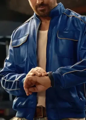 Ryan Gosling Blue Bomber Jacket