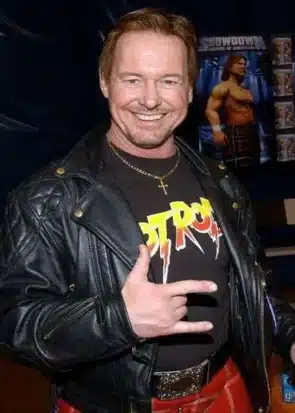 Wrestler Roddy Piper Black Leather Jacket