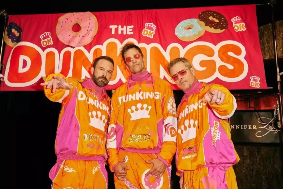 Superbowl Dunkin Donuts 2-Piece Orange Tracksuit | Dunkin Donuts Jacket