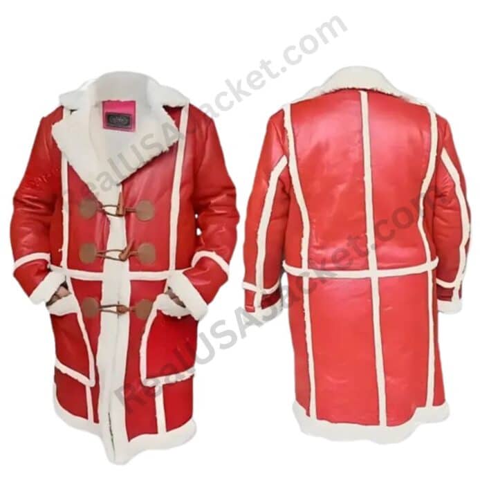 J.K. Simmons Red One Santa Claus Coat