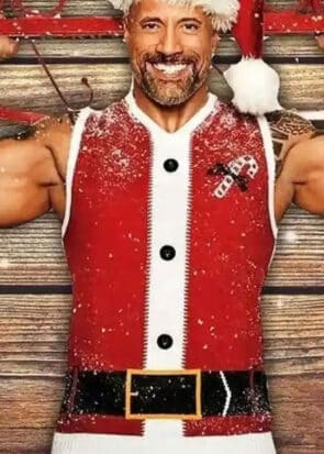 Red One Dwayne Johnson Christmas Vest