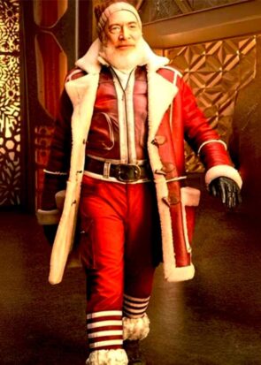 J.K. Simmons Red One Santa Claus Coat