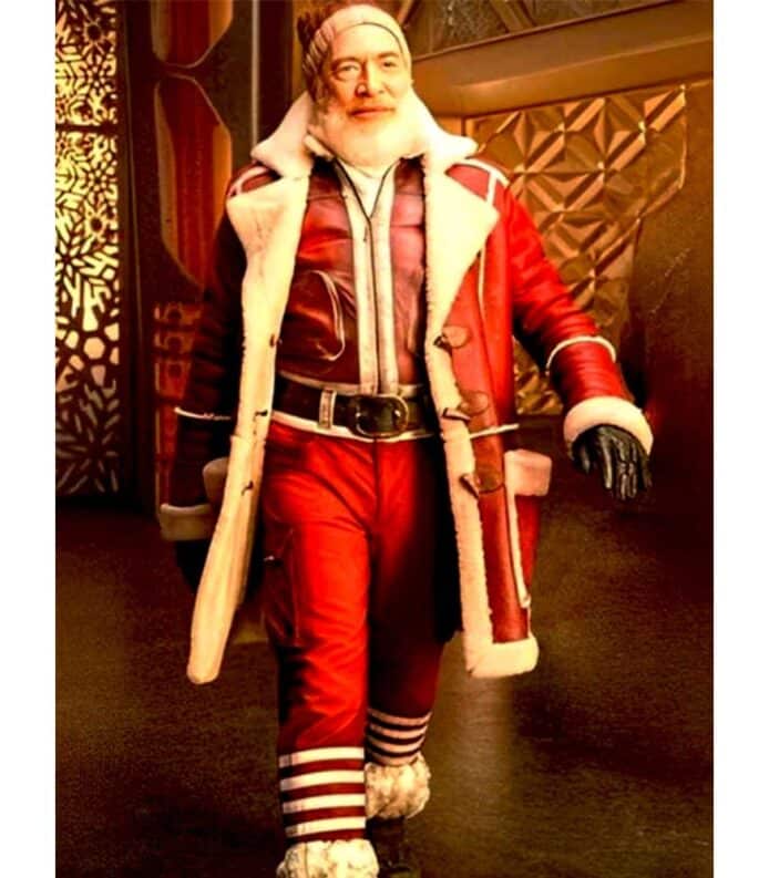 J.K. Simmons Red One Santa Claus Coat