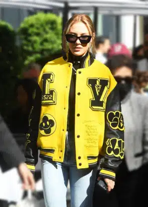 Eileen Gu Yellow Louis Vuitton's Jacket 2022