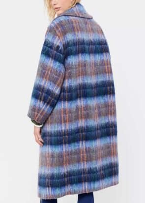 Love Life Claudia Hoffman Plaid Coat