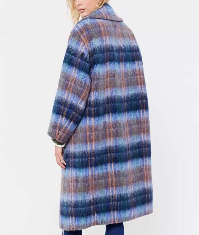 Love Life Claudia Hoffman Plaid Coat