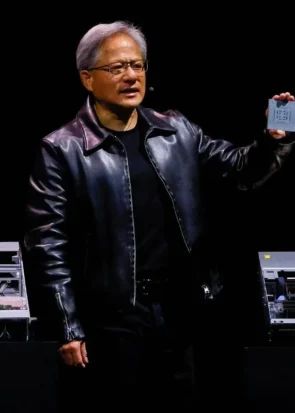 Nvidia CEO Jensen Huang Leather Jacket