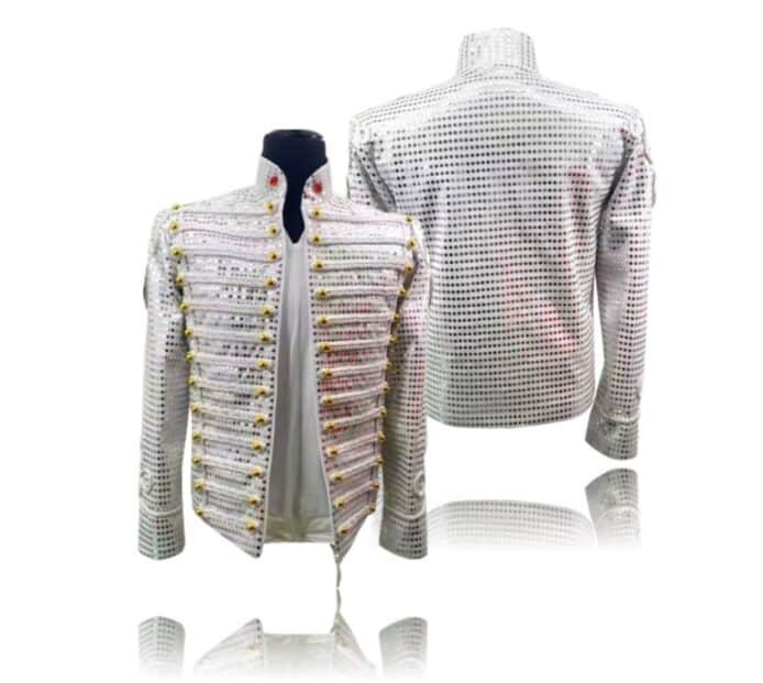 History Tour Michael Jackson Sequin White Jacket