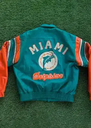 Alix Earle Miami Dolphins Leather Jacket