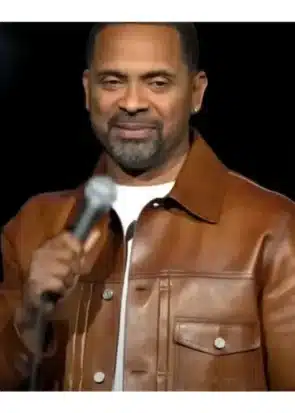 Mike Epps Brown Leather Jacket