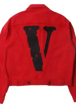 Friends Vlone Red Denim Jacket