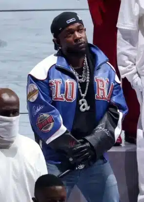 Kendrick Lamar Super Bowl 2025 NFL Leather Jacket