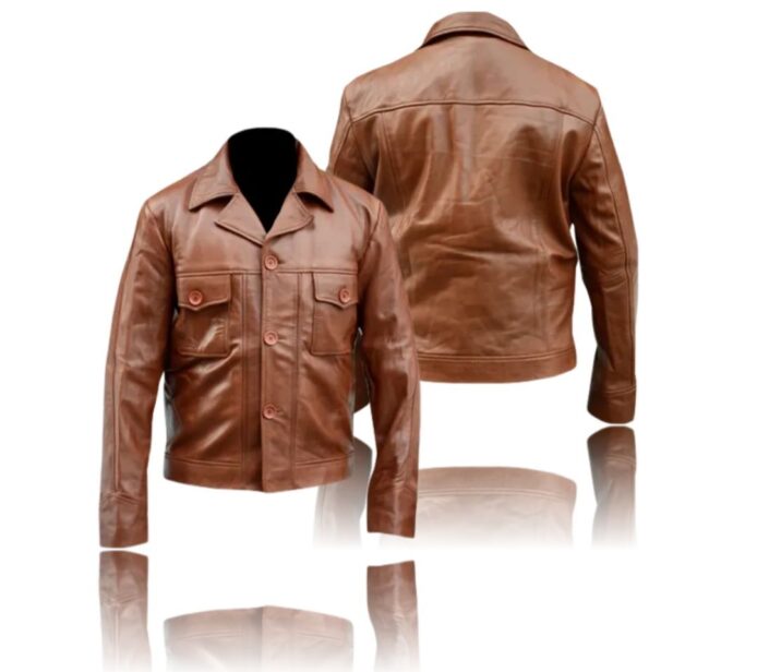 Brad Pitt brown Jacket