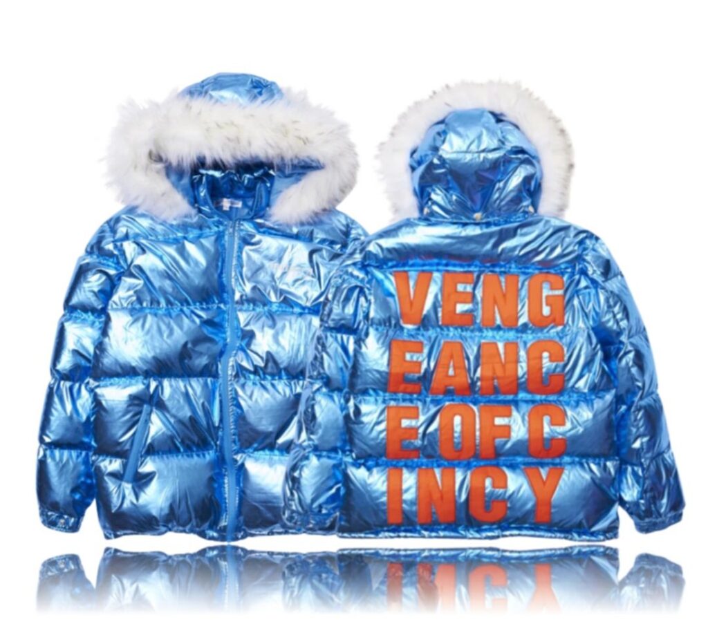 King Von Broke Opps Puffer Jacket