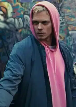 Bill Skarsgård Locked 2025 Bomber Jacket