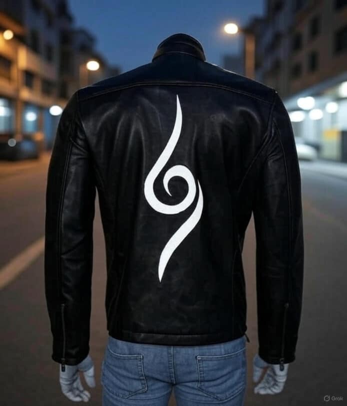 Anime Naruto Anbu Harajuka Sheepskin Leather Cosplay Costume