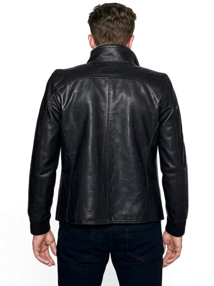 collar Daniel Radcliffe Black Bomber Jacket Daniel Radcliffe Black Bomber Jacket