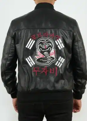 Cobra Kai Season 6 John Kreese Black Bomber Jacket