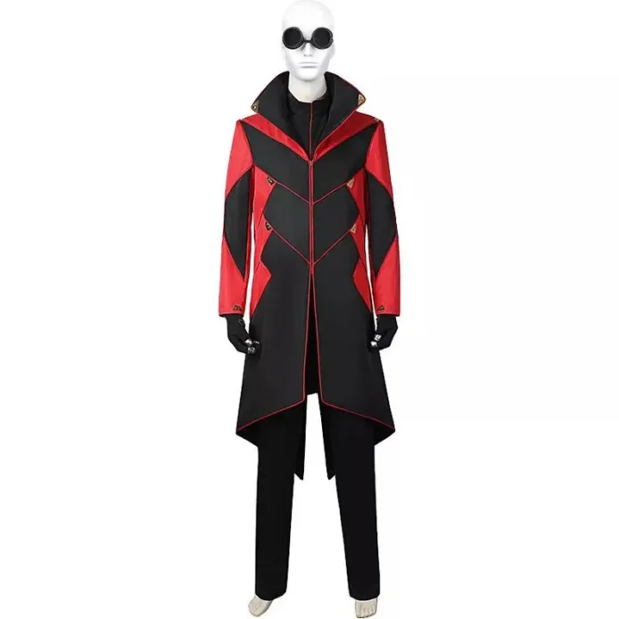 Sonic the Hedgehog 2 Outfit Costume Cosplay Doctor Eggman Dr Robotnik Halloween Coat