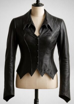 Papa V Black Leather Jacket | Ghost Band Pope V Perpetua Cosplay Costume