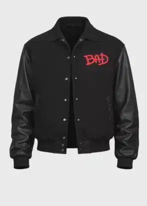 Michael Jackson BAD Varsity Jacket MJ World Tour Moon Walk Jacket Collectible Outfit