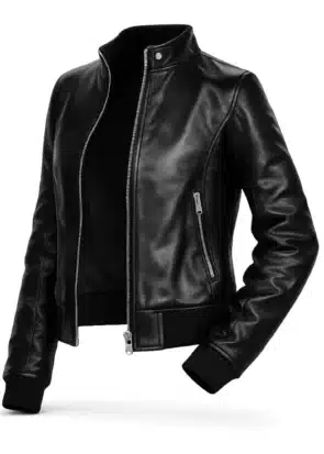 P!nk Black Leather Jacket – Vanity Fair Oscar Party 2014 Inspired Jacket