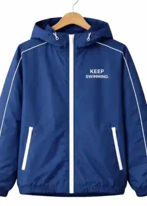 BTS Keep Swimming Blue Hooded Jacket