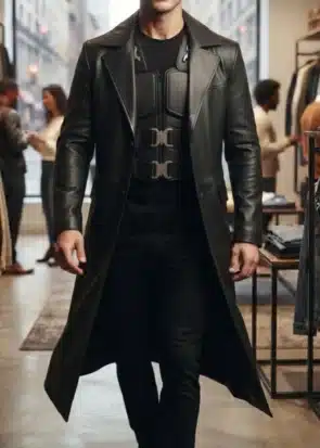 Blade Wesley Snipes Handmade Cosplay Leather Costume Vest Contest Real Leather Season, Blade Vest