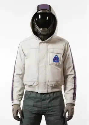 Arc Raiders Bog Walker White Cosplay Leather Jacket